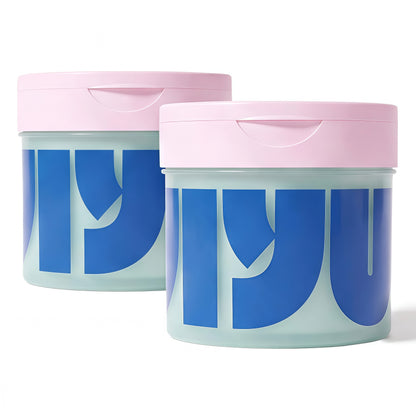 JIYU Cleansing Polish Pads - Korean Skincare for Clogged Pores, Breakouts & Uneven Skin Texture - Face Exfoliating Pads with Glycolic Acid (AHA), Salicylic Acid (BHA) & Niacinamide - 60 Count