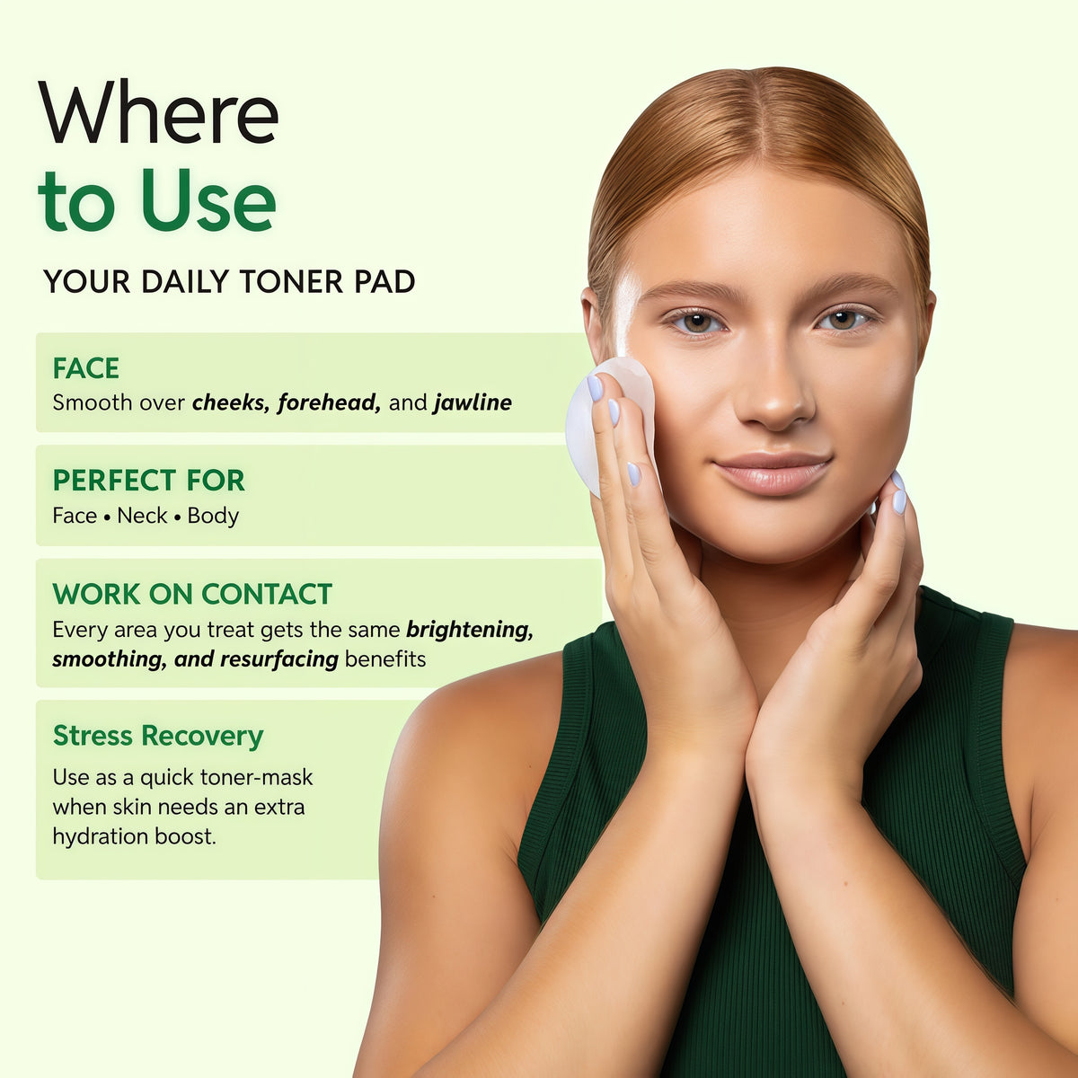 JIYU Toner Pads - Korean Skincare for Dark Spots, Wrinkles & Dull Skin - Hydrating Facial Treatment with Snail Mucin, Niacinamide, Peptides & Centella